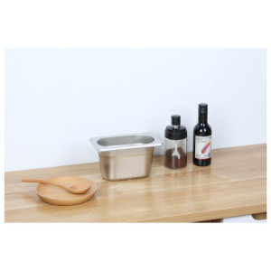 Bac Gastro GN 1/9 Rostfritt stål - Djup 100 mm - 1 L - Dynasteel