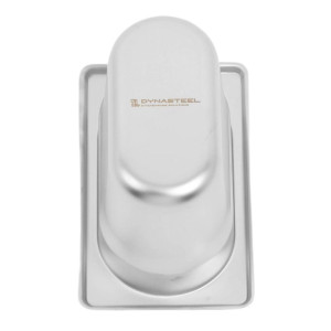 Bac Gastro GN 1/9 Rostfritt stål - Djup 100 mm - 1 L - Dynasteel