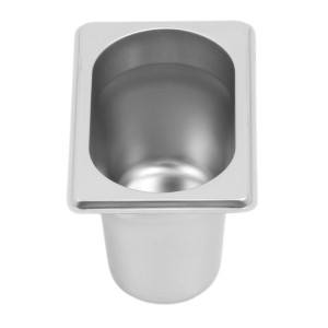Bac Gastro GN 1/9 Rostfritt stål - Djup 100 mm - 1 L - Dynasteel