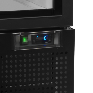 Armoire Kylskåp 1 Glasdörr Vit TEFCOLD 412 L - Professionell Utrustning