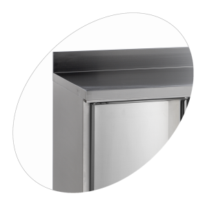 Ruostumaton teräksinen negatiivinen jäähdytyspöytä 2 ovea GN 1/1 TEFCOLD - Optimaalinen säilytys