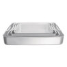 Deep Roasting Dish in Aluminum 470mm - Vogue | Capacity 16L