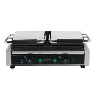 Grill Panini Double - Räfflade Plattor - Dynasteel
