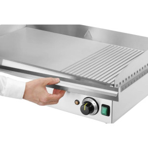 Plaque Grill Ammattikäyttöön HENDI | Urallinen & Tasainen - Ruostumaton teräs