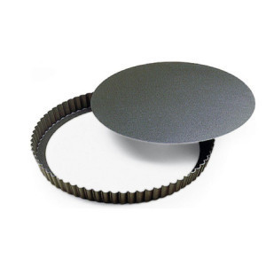 Korkea pyöreä aaltoreunainen tarttumaton piirakkavuoka ⌀ 280mm