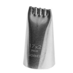 Douille Multiligne Inox 17x2 mm Gobel - Ammattimainen leivonta