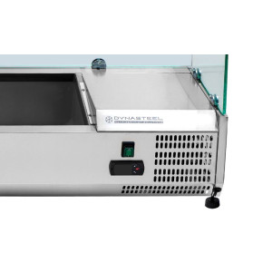 Saladette Jääkaappi Asetettava Lasi 6 x GN 1/3 Dynasteel: Raikkaus ja Optimaalinen Järjestely