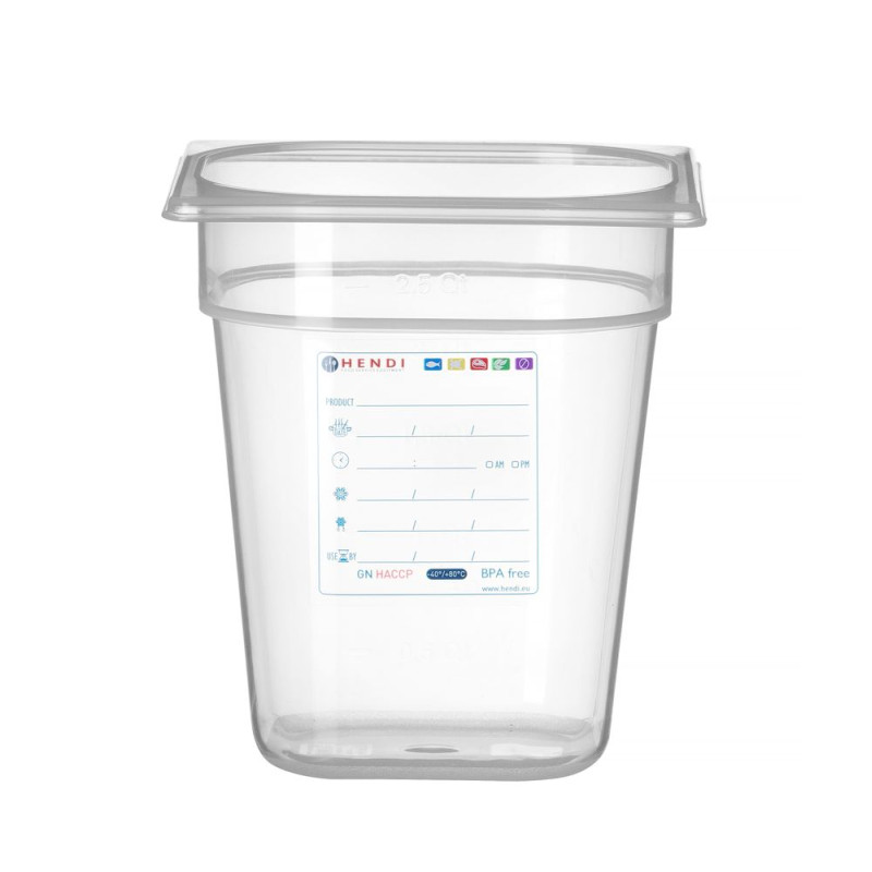 GN-behållare 1/6 - Märke HENDI - Fourniresto