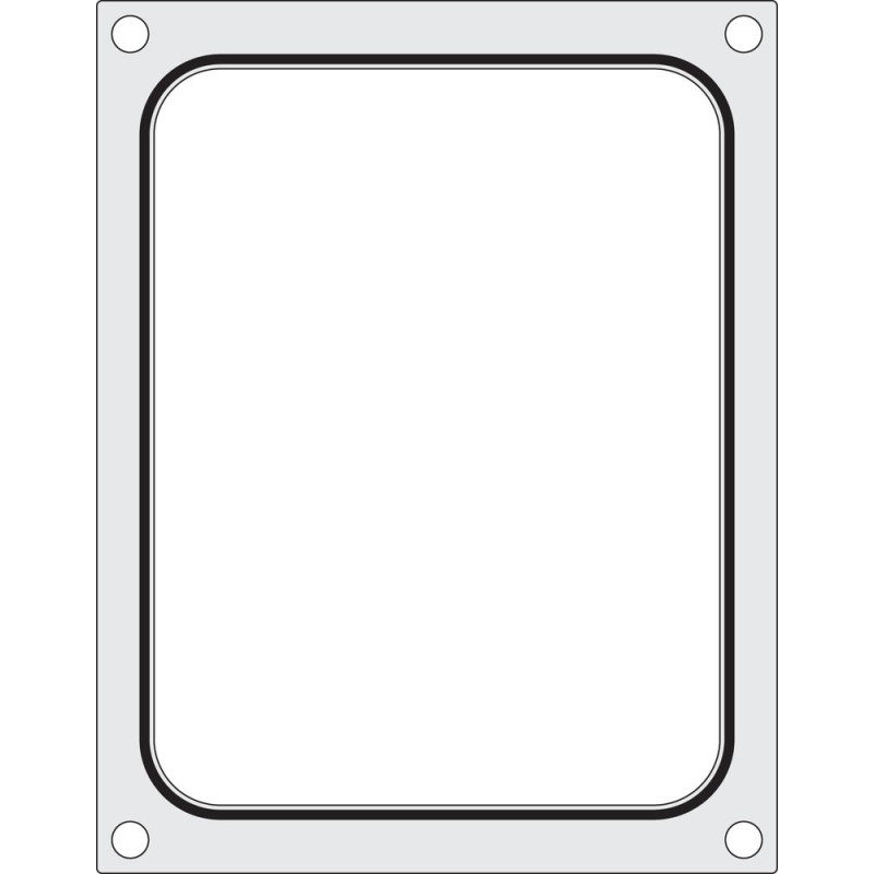 Tätningsskiva för manuell förslutare - 227 x 178 mm - Hendi