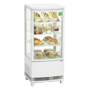 Mini Professional Refrigerated Display Case Bartscher - 86 L