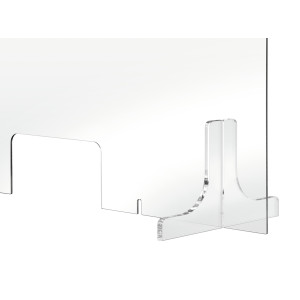 Skyddsvägg för diskar och bord - 1000 x 900 - Bartscher