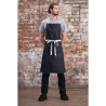 Fickförkläde Bavette Denim Svart Southside i Polybomull 700 x 1000 mm - Whites Chefs Clothing - Fourniresto