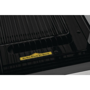 Kylskåp för disk med svart bänkskiva 160 L - Polar - Fourniresto