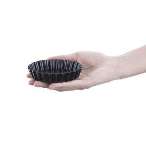 Tarteform med löstagbar botten 10 cm - 3-pack - Vogue - Fourniresto