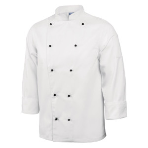 Köksjacka Chicago unisex långärmad vit storlek S - Whites Chefs Clothing - Fourniresto