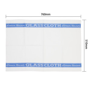 Pellavainen lasinpyyhkijä - Sininen - L 762 x S 508 mm - Vogue