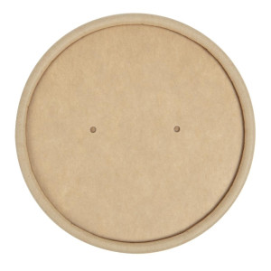 Kannet keittoastioille Kraft-mikroaaltouuninkestävät kierrätettävät 225 ml ja 350 ml - 500 kappaleen erä - Colpac