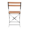 Bistro chairs in imitation wood - Set of 2 - Bolero - Fourniresto
