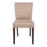 Contemporary chair in natural jute canvas - Set of 2 - Bolero - Fourniresto