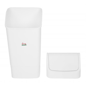 Sopkorg med svängbar lock - 50 L - Scot Young