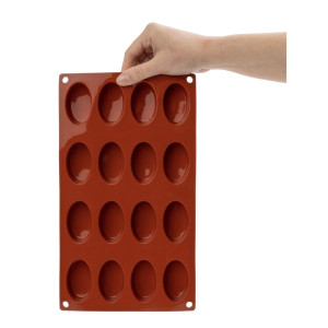 Muotti 16 ovaalia silikonista Formaflex - GN 1/3 - Pavoni