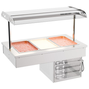 Cuve Réfrigérée Drop-In 3 GN 1/1 CombiSteel | Kylmähuoneet & Ilmastointi