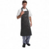 Ficka i svart och vitt 760 x 970 mm - Whites Chefs Clothing - Fourniresto
