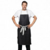 Fickförkläde Bavette Denim Svart Southside i Polybomull 700 x 1000 mm - Whites Chefs Clothing - Fourniresto
