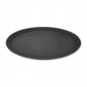 Oval plastbricka i halkfritt plastmaterial 685 x 560 mm - Olympia KRISTALLON - Fourniresto