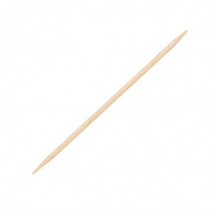 Cocktailpinnar i biologiskt nedbrytbart trä 80 mm - Förpackning med 1000 - Fiesta Green - Fourniresto