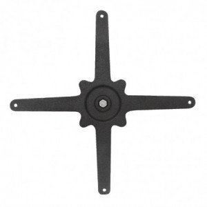 Pöydän jalka, neliskulmainen portaikkavaikutteinen valurauta 425 x 720 mm - Bolero - Fourniresto