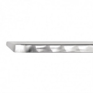 Pöytä Bistrot Ruostumaton teräs - 700 x 700 mm - Bolero - Fourniresto