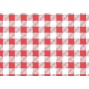 Rasvapaperi Vichy Punainen 310 x 380 mm - 200 kpl - FourniResto - Fourniresto