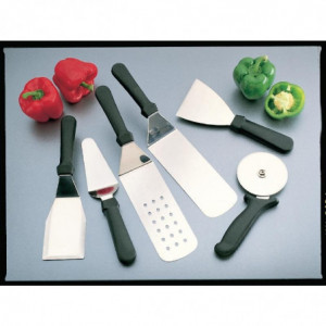 Pizza Roulette Svart 102mm - Vogue - Fourniresto