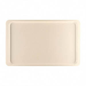 Serveringsbricka i polyester GN1/1 530x325mm Beige - Roltex - Fourniresto