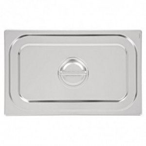 Lock i rostfritt stål - GN 1/9 - Vogue - Fourniresto