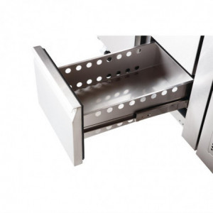 Kylbord 1 dörr 2 lådor - 228 L - Polar - Fourniresto