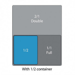 Polypropeeninen GN1/2 - Vogue - Fourniresto