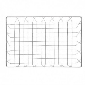 Visningskorg i rostfritt stål 450 x 300 x 100mm - Olympia - Fourniresto