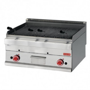 Grillad Lavasten Gas-P 650 - Gastro M