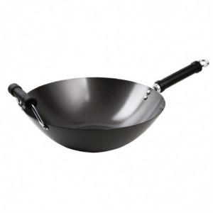 Wok Icke-häftande Botten Platt - 35 cm - Kitchen Craft - Fourniresto