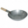 Wok i mjukt stål - 35,6 cm - Vogue - Fourniresto