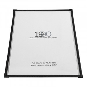 Menukotelo PVC-materiaalia - A4 - Lacor