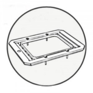 Form för Automatisk Termosvets VG 600 och 800 - GN 1/2 - LAVEZZINI