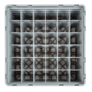 Lasikaappi 36 osastolla Camrack beige - L 500 x S 500 mm - Cambro