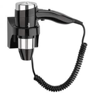 Hårtork Väggmonterad Svart - Bartscher