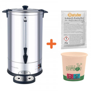 Ammattimainen 14 litran kahvikeitin pysyvällä suodattimella - 100 kuppia