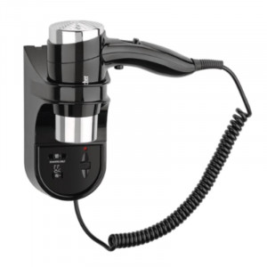 Hårtork Väggmonterad Svart - Bartscher