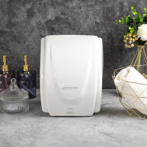 Handtork Professionell Vit Dynasteel - Snabb torkning för restaurangproffs