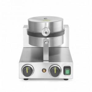 Pyöreä vohvelirauta - Ø 190 mm Bryssel - Hendi